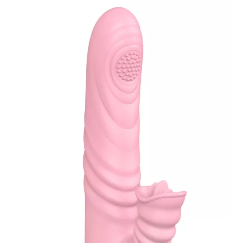 Wibrator Angelia Lökő, forgó, 20 mód, USB-töltés hús színű