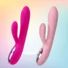 Vibrator duplarezgő, felfűthető, 10 mód, USB-töltés, vízálló, orvosi szilikon