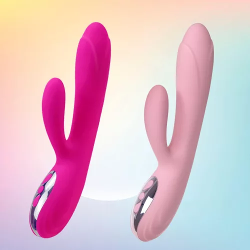 Vibrator duplarezgő, felfűthető, 10 mód, USB-töltés, vízálló, orvosi szilikon