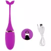 Vibratong Vibrációs tojás 10 mód, vízálló lila USB töltés