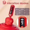 Vibrátor 9 mód csendes szilikon 12,5 cm rózsaszín