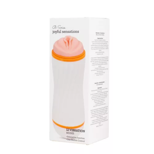Sonic Embrace Maszturbátor Rezgő, 12 mód, USB-töltés 22,5 cm fekete
