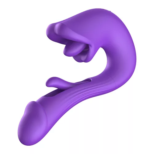 Szexjáték Vibrátor G-pont és csikló stimuláló, 10 mód, 19 cm szilikon