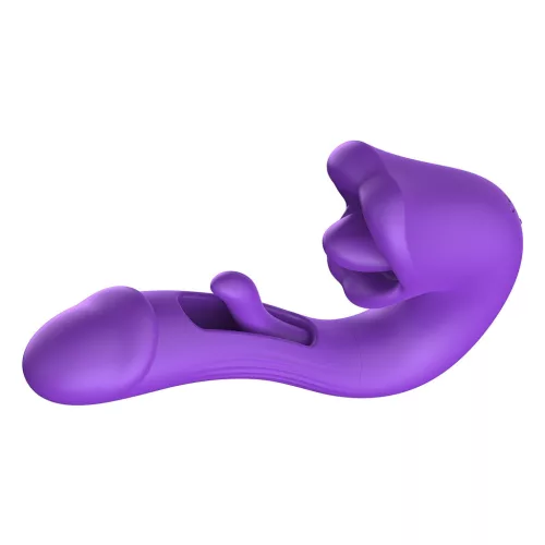 Szexjáték Vibrátor G-pont és csikló stimuláló, 10 mód, 19 cm szilikon