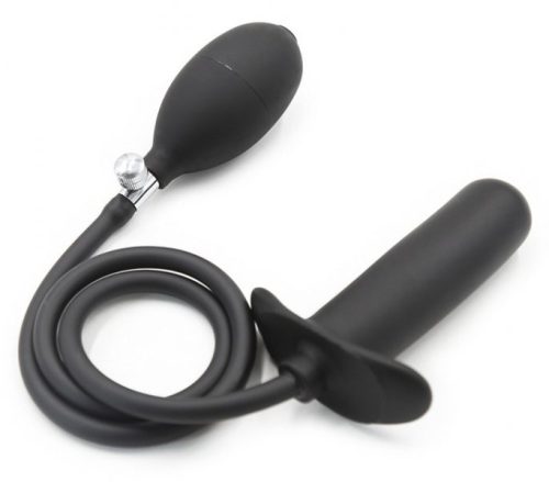 Felfújható análplug – kényeztető vibráció 10 x 2,5 cm