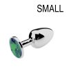 Bijou Plug Green – elegáns zöld anális dugó 6 x 2.7 cm