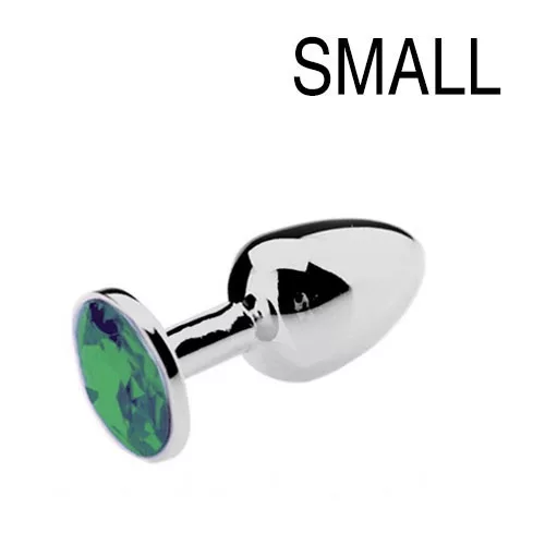 Bijou Plug Green – elegáns zöld anális dugó 6 x 2.7 cm