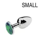 Bijou Plug Green – elegáns zöld anális dugó 6 x 2.7 cm