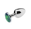 Bijou Plug Green – elegáns zöld anális dugó 6 x 2.7 cm