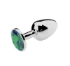 Bijou Plug Green – elegáns zöld anális dugó 6 x 2.7 cm