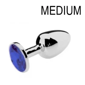 Bijou Plug Blue – prémium anális kényeztető 7 cm