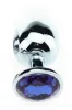 Jewel plug – csillogó anális kényeztető 8 x 4 cm