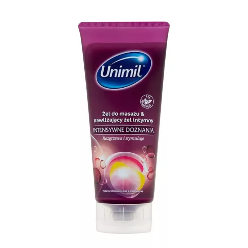 Unimil Intense Sensations masszázsgél 200 ml tubusban