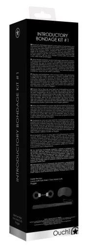 Introductory Bondage Kit 1 – elegáns kezdő szett fekete színben