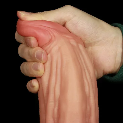 Realistic Dildo Ttbm Nature – élethű vibráló dildó 18 cm