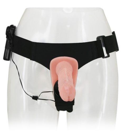 Vibrant Passionate – duplás dildós öv, 16 x 3,5 cm