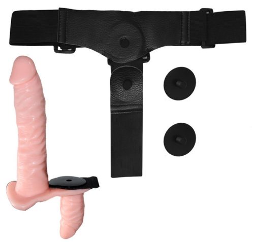 Vibrant Passionate – duplás dildós öv, 16 x 3,5 cm