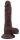 Realistic Dildo Flatterer – élethű dildó 14 cm barna