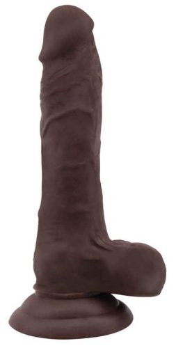 Realistic Dildo Flatterer – élethű dildó 14 cm barna