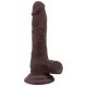 Realistic Dildo Flatterer – élethű dildó 14 cm barna