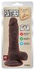 Realistic Dildo Flatterer – élethű dildó 14 cm barna