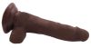 Realistic Dildo Flatterer – élethű dildó 14 cm barna