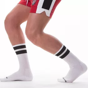 Sportzokni fehér-fekete – prémium kényelem edzéshez