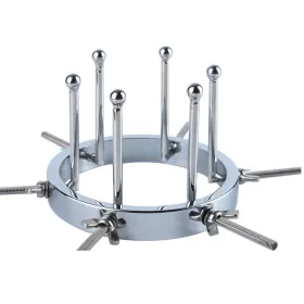 Prémium fém anális retractor – 9,5 cm hosszú élvezet