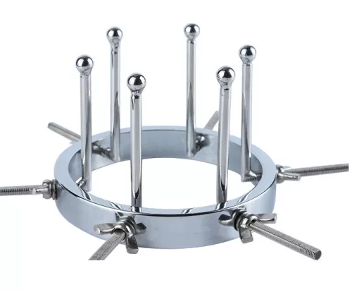 Prémium fém anális retractor – 9,5 cm hosszú élvezet