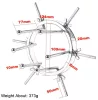 Prémium fém anális retractor – 9,5 cm hosszú élvezet
