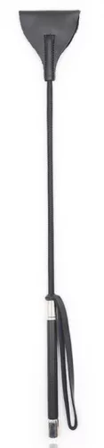 Crop Whip – stílusos bőr korbács 55 cm hosszú