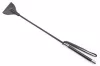 Crop Whip – stílusos bőr korbács 55 cm hosszú