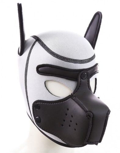 Black Mouth Dog Hood BLANC – stílusos kutyás fejvédő