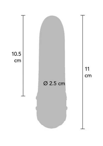Diamond Vibrátor 7 rezgésfokozat 15,5 cm fekete