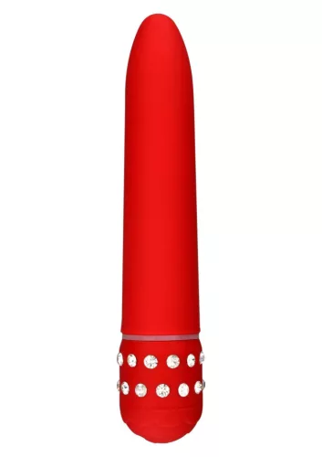 Diamond Vibrátor Erős, csendes motor, állítható intenzitás piros