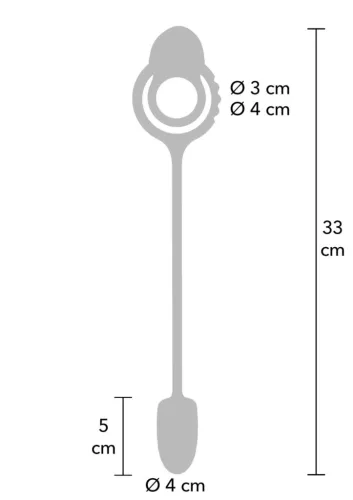 Toyjoy Vibrációs péniszgyűrű Csikló- és análstimuláló 10 mód Újratölthető vízálló fekete