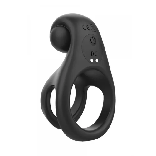 Toyjoy Péniszgyűrű Erős rezgés, 10 mód, vízálló 3,5–4,5 cm fekete