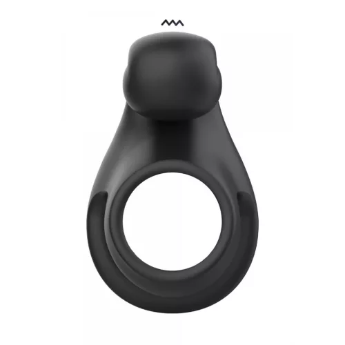 Toyjoy Péniszgyűrű Erős rezgés, 10 mód, vízálló 3,5–4,5 cm fekete