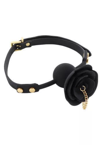 Taboom Szájpecek Pluggal Szilikon PU fekete 4,2 cm, 43-59 cm pánt
