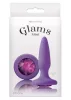 Glams Anál plug Színes szilikon lila