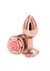 Rose Anál plug Könnyű kivitel Rózsaszín kicsi
