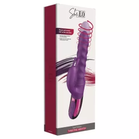 She.E.O Vibrátor Rezgő, Forgó, 25-28 cm, Rózsaszín