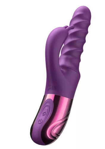 She.E.O Vibrátor Rezgő, Forgó, 25-28 cm, Rózsaszín