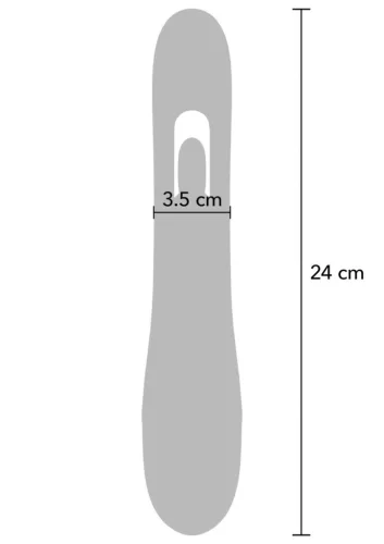 She.E.O Vibrátor G-pont mozgatás, 10 rezgésfokozat, USB töltés 24 cm lila