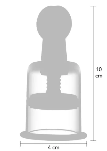 She.E.O Szívó pumpa Mellbimbó és csikló ingerlő Állítható szívóerő S/M méret