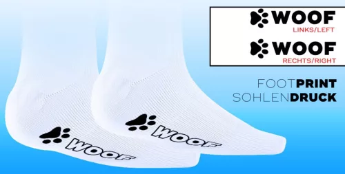 Sneak Woof – vörös kutyás pamutzokni