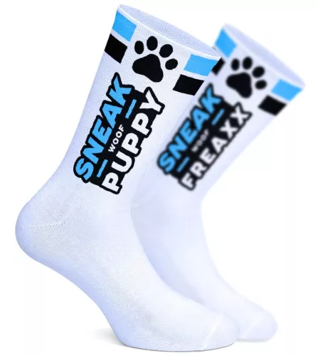 Sneak Woof – kék kutyás zoknik