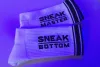 SNEAK MASTER – stílusos fehér-fekete zokni