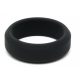 Silicone Cockring – prémium szilikon péniszgyűrű, 18 mm, fekete