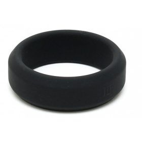 Silicone Cockring – puha péniszgyűrű 18mm fekete